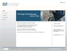 Tablet Screenshot of dot-concept.eu